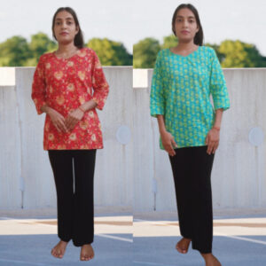 TRENDING WOMEN / GIRLS SHORT KURTI